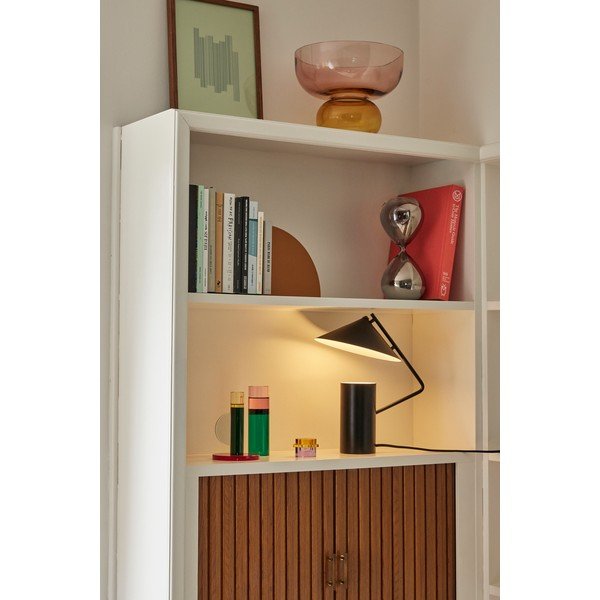 Černá kovová stolní lampa (výška 32 cm) Sen – Hübsch-image-1