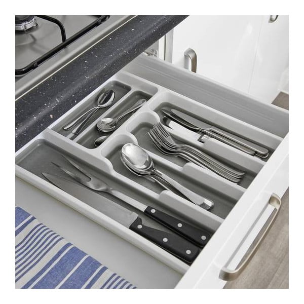 Zeleno-bílý protiskluzový organizér na příbory Addis-image-2