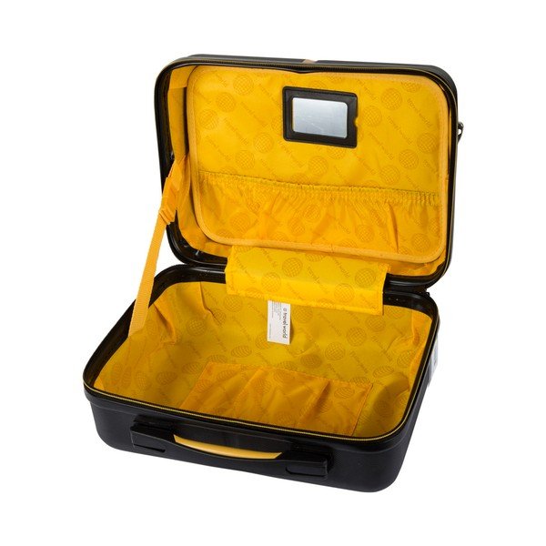 Set černého kosmetického kufříku a kufru na kolečkách Travel World-image-2