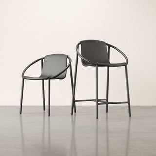 Černá plastová barová židle 90 cm Ringo – Umbra