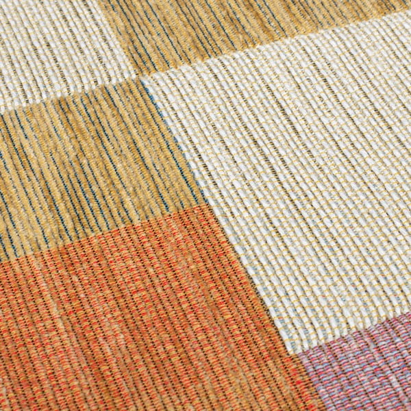 Koberec v oranžovo-přírodní barvě 120x170 cm Riley Block Geo – Flair Rugs-image-3
