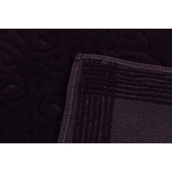 Tmavě fialové koupelnové předložky v sadě 2 ks 100x60 cm Piante – Foutastic-image-1