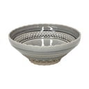 Šedá kameninová miska Costa Nova Cristal, ⌀ 18 cm