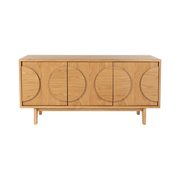 Nízká komoda v dekoru dubu v přírodní barvě 120x58 cm Groove – Zuiver
