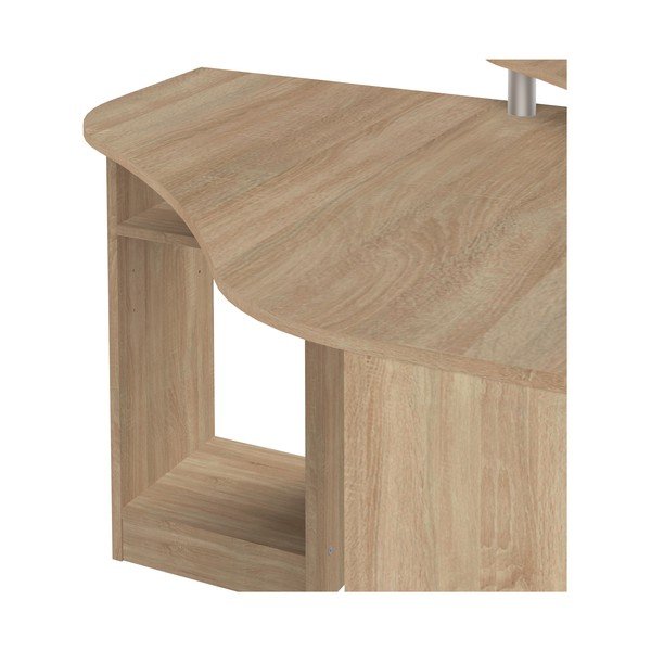 Hnědý rohový pracovní stůl TemaHome Corner-image-3