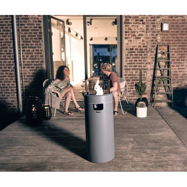 Šedé plynové ohniště ENDERS Nova LED L-image-1