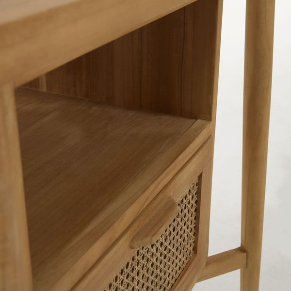 Skříňka pod umyvadlo z teakového dřeva Kave Home Uliana-image-1