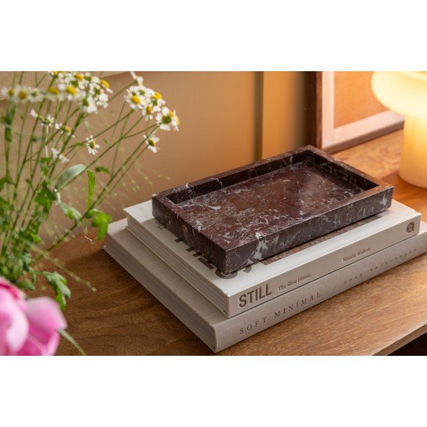 Mramorový dekorační tác 15x25 cm Lazio – PT LIVING-image-1