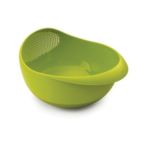 Zelená mísa s cedníkem Joseph Joseph Prep&Serve, délka 21 cm