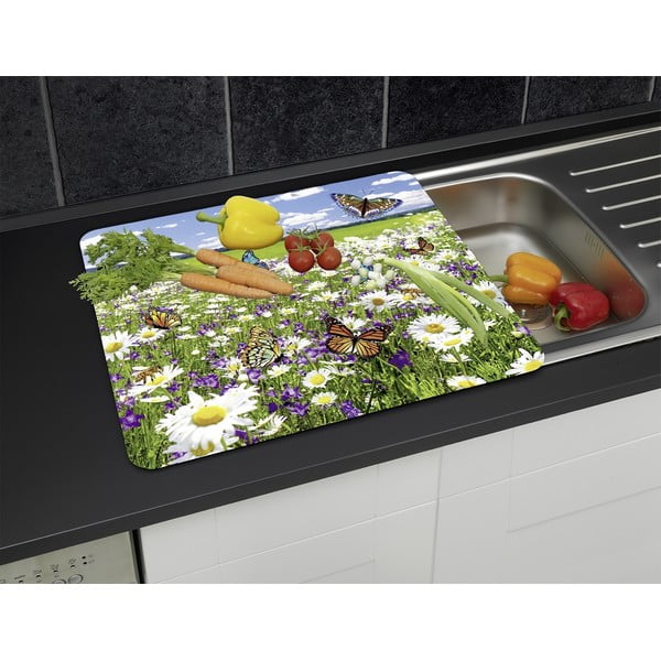 Kryt na zeď u sporáku z tvrzeného skla 50x56 cm – Maximex-image-1