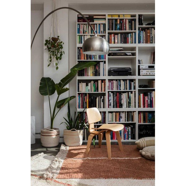 Bavlněný koberec v béžovo-cihlové barvě 140x200 cm Duetto Toffee – Lorena Canals-image-1