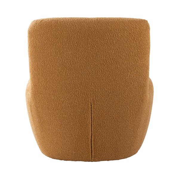 Žluté křeslo z textilie bouclé Ada – Leitmotiv-image-4