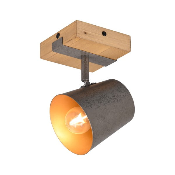 Bodové svítidlo v tmavě šedo-přírodní barvě Bell – Trio-image-4
