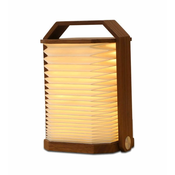 Bílá/v tmavě přírodní barvě světelná dekorace na USB Origami – Gingko