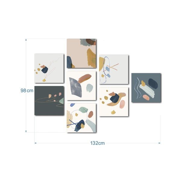 Sada 8 obrazů Insigne Pastel-image-2