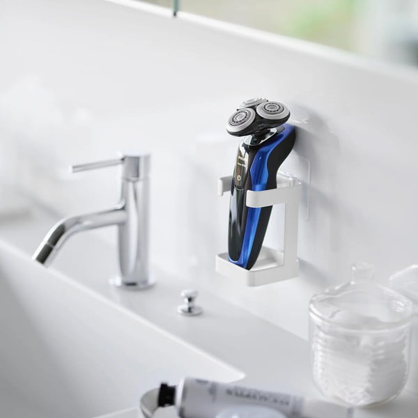 Bílý kovový držák zařízení péče o pleť Film Hook – YAMAZAKI-image-1