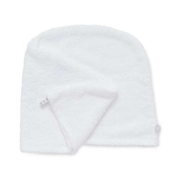 Bílé rychleschnoucí bavlněné ručníky na vlasy v sadě 2 ks 20x13 cm Quick Dry – Catherine Lansfield-image-2