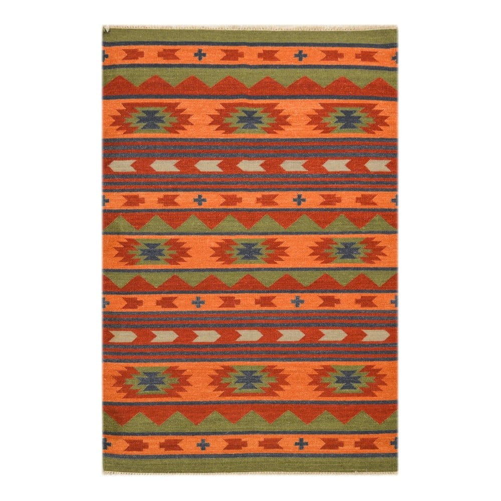 Ručně tkaný koberec Kilim Lilavati, 200x140cm