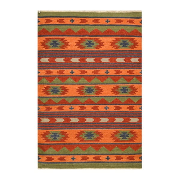 Ručně tkaný koberec Kilim Lilavati, 200x140cm