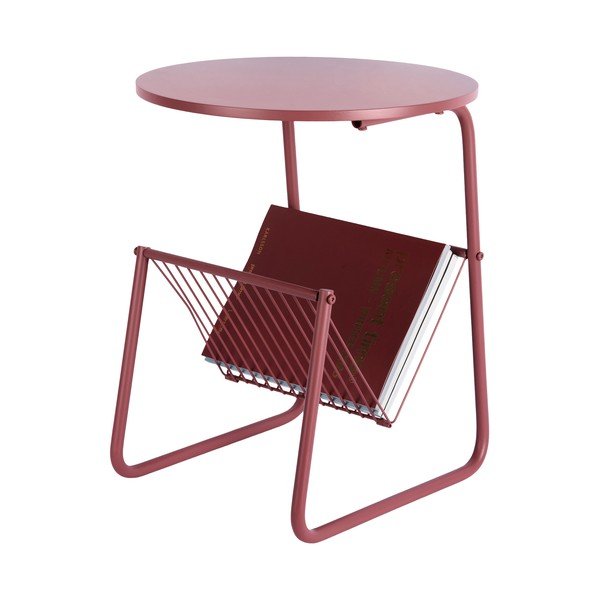 Kovový kulatý odkládací stolek ø 40 cm Riqueza Revista – Leitmotiv-image-2