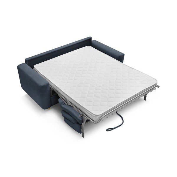 Tmavě modrá pohovka na každodenní spaní/rozkládací 220 cm Cocoone – Bobochic Paris-image-3