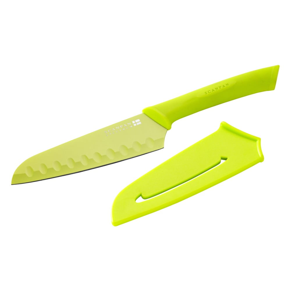 Santoku nůž, 14 cm, zelený