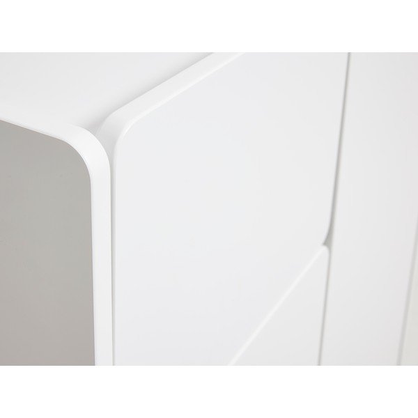 Bílá skříňka 80x100x40 cm Bera – Unique Furniture-image-4