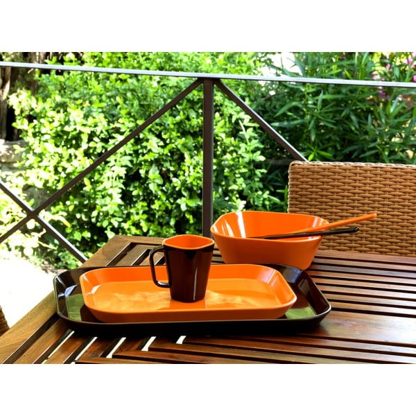 Podnos Siena 46 cm, hnědý-image-2