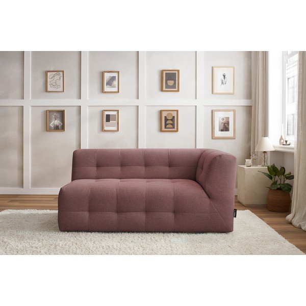 Tmavě růžový modul pohovky (pravý roh) Kleber - Bobochic Paris-image-1