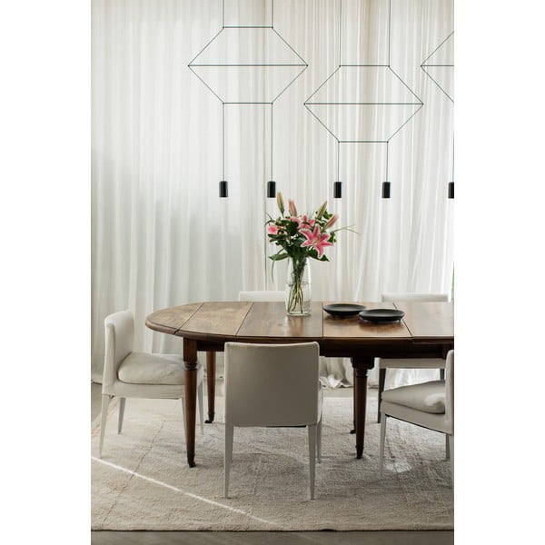 Krémový pratelný ručně tkaný bavlněný koberec 200x300 cm Bloom Natural – Lorena Canals-image-1