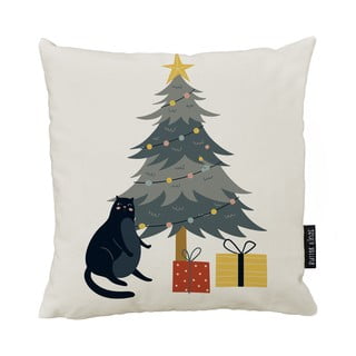 Vánoční dekorativní polštář 50x50 cm Crazy Cat Xmas - Butter Kings