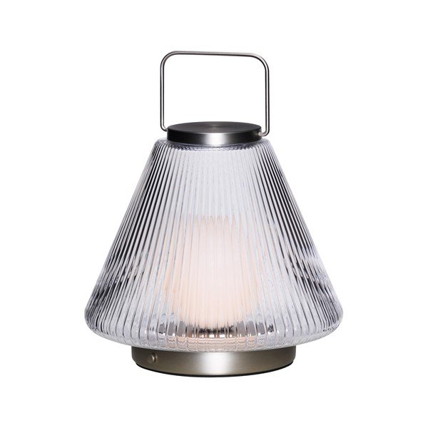 Skleněná LED stolní lampa ø24x28 cm Tou – Hübsch