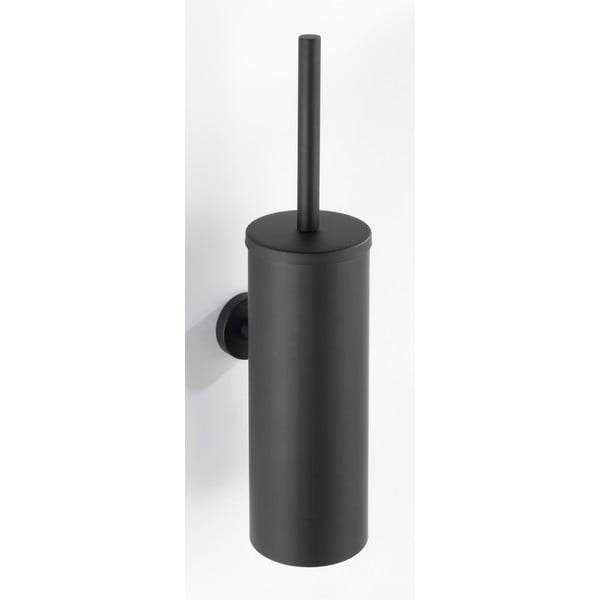 Matně černá nástěnná WC štětka z nerezové oceli Bosio – Wenko-image-2