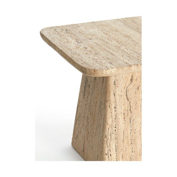 Odkládací stolek s deskou z kamene 45x45 cm Kepami – Light & Living-image-3