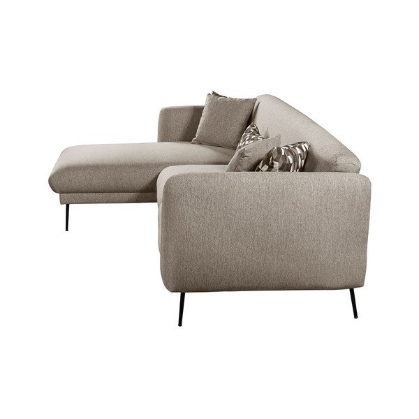 Béžová rozšiřitelná rohová pohovka Pandia Home Madrid, levý roh-image-3