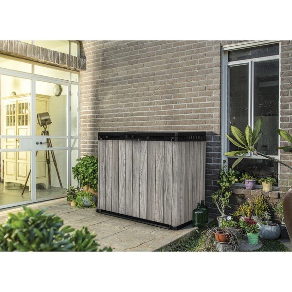 Šedý plastový zahradní úložný box Deco – Keter-image-1