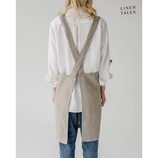 Lněná zástěra Crossback – Linen Tales-image-2