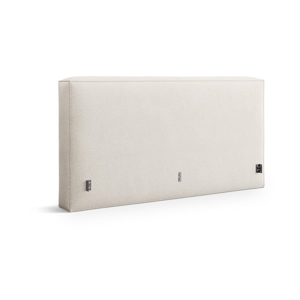 Krémové čalouněné čelo postele 249x100 cm Olivia – Micadoni 