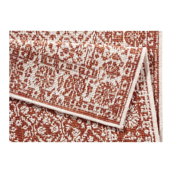 Červený vzorovaný oboustranný koberec vhodný i na ven bougari Curacao, 80 x 150 cm-image-3