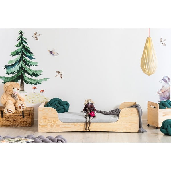 Dětská postel z borovicového dřeva Adeko Pepe Frida, 90 x 160 cm