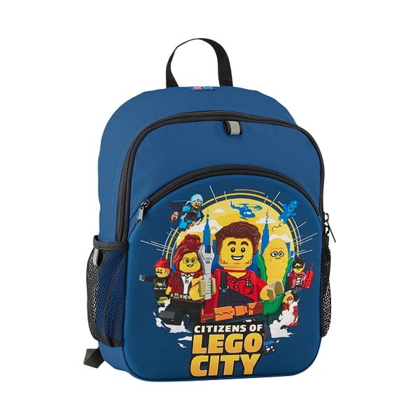 Tmavě modrý dětský batoh LEGO® City Citizens, 11 l