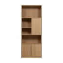Modulární knihovna v dekoru dubu v přírodní barvě 77x199 cm Modulair – vtwonen