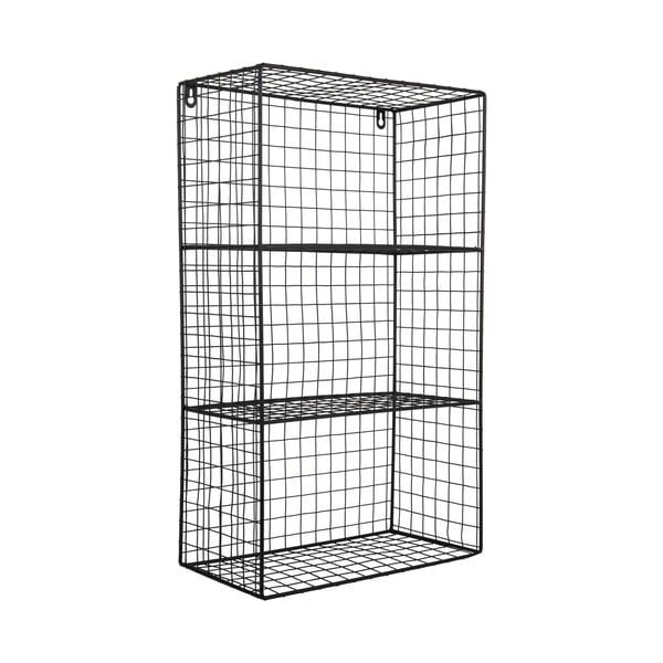 Černá patrová ocelová police 60 cm Reja – PT LIVING-image-2