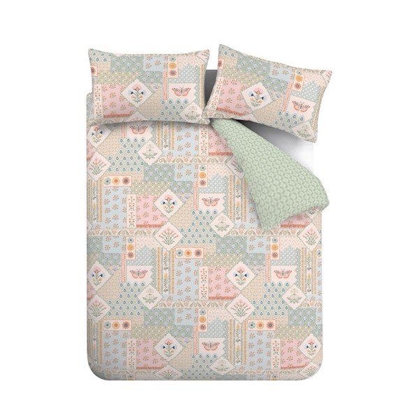 Povlečení na jednolůžko 135x200 cm Folk Patchwork – Catherine Lansfield