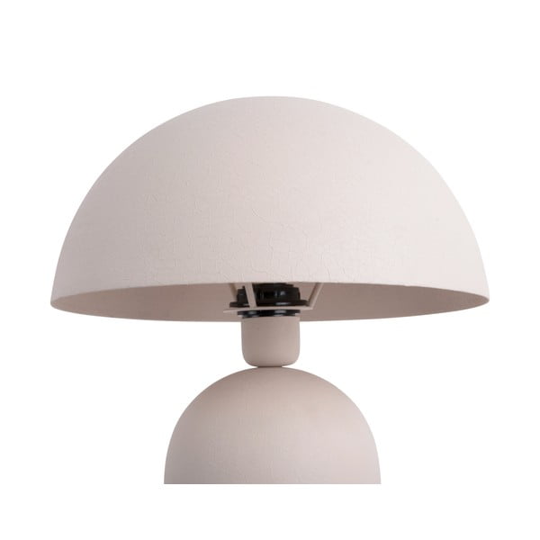 Krémová stolní lampa (výška 43 cm)  Boaz  – Leitmotiv-image-1