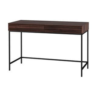 Pracovní stůl s deskou v dekoru ořechového dřeva 50x120 cm Celine – Støraa