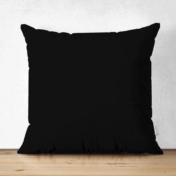 Černý povlak na polštář Minimalist Cushion Covers, 45 x 45 cm