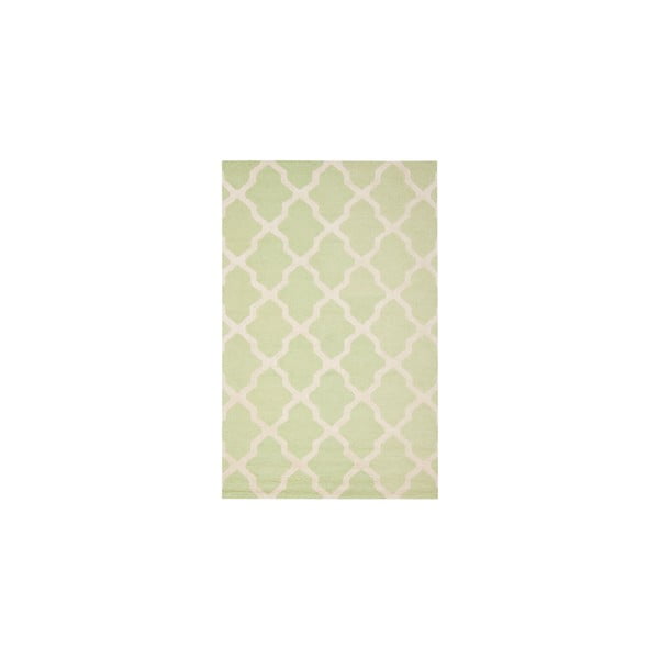 Vlněný koberec Ava Light Green, 182x274 cm