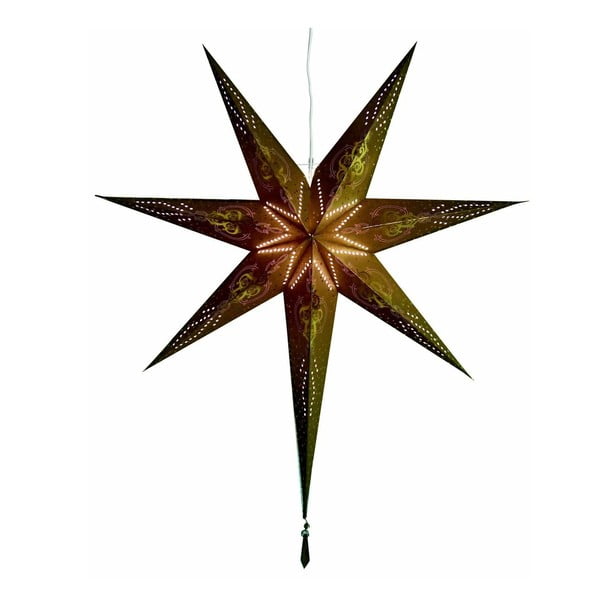 Závěsná svítící hvězda Glansa, 85 cm
