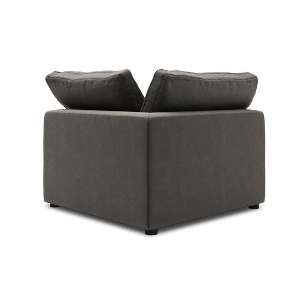 Tmavě hnědá oboustranná rohová část modulární manšestrové pohovky Windsor & Co Sofas Galaxy-image-2